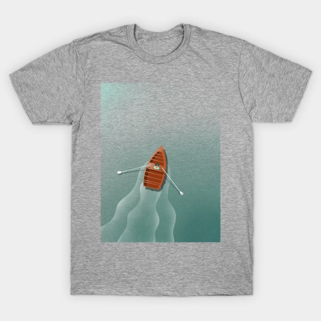 Sail away in the little boat T-Shirt by Arpi Design Studio